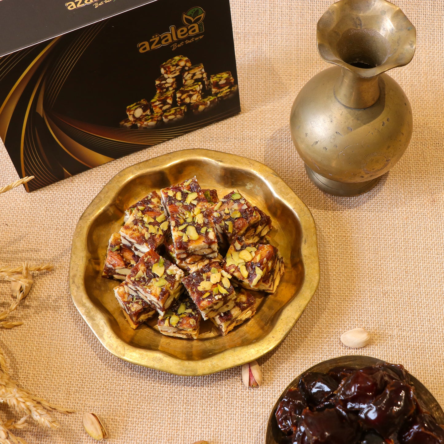 Azalea Nuts Dates Bites Dry Fruits Punch - No Sugar Premium Homemade Sweet Delight