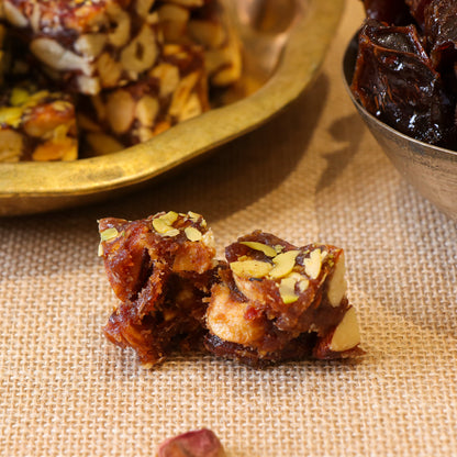 Azalea Nuts Dates Bites Dry Fruits Punch - No Sugar Premium Homemade Sweet Delight